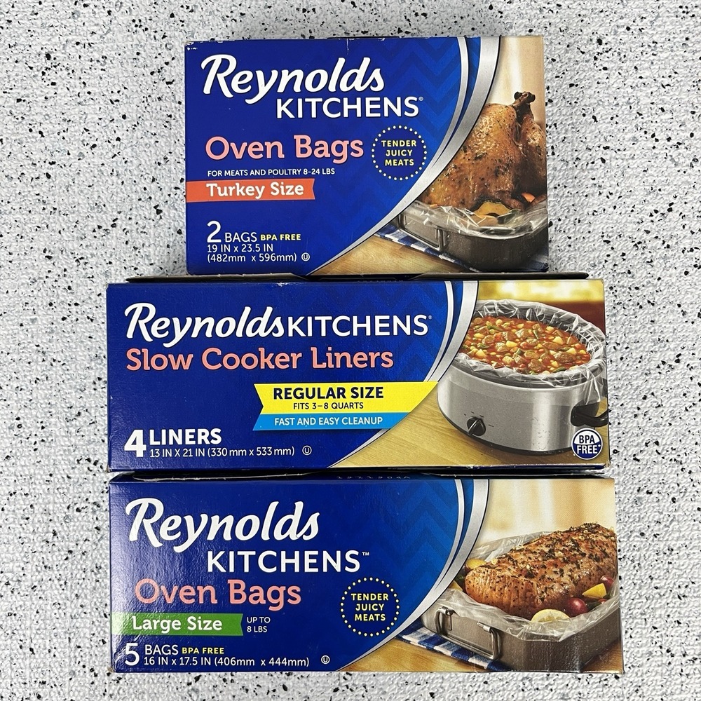 Reynolds Kitchens Oven Bags Lot Turkey Size / Large / Regular